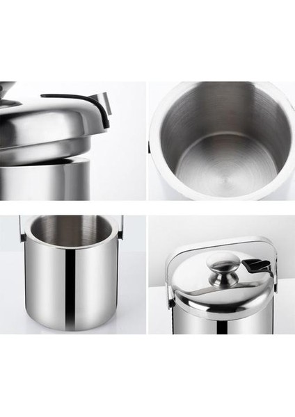 1.3l Çift Duvarlı Buz Kovası Paslanmaz Çelik Buz Küpü Konteyner Buz Göğüs ile Buz Tong ile Klipsi Kapak Depolama ve Bar Soğutucu | Buz Kovaları ve Amp;maşa (Yurt Dışından) fırsatları