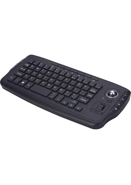 Qwerty Mını 2.4g Kablosuz Klavye Trackball Klavye Laptop Pc Için Taşınabilir Çok Fonksiyonlu Trackball Air Mouse Decent Tasarım | Klavyeler (Yurt Dışından)