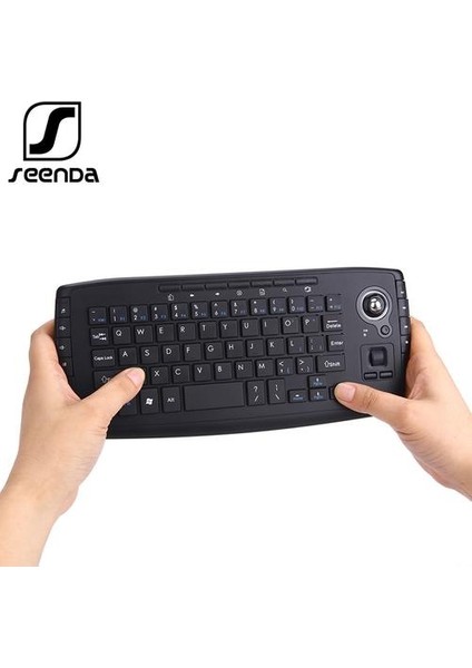 Qwerty Mını 2.4g Kablosuz Klavye Trackball Klavye Laptop Pc Için Taşınabilir Çok Fonksiyonlu Trackball Air Mouse Decent Tasarım | Klavyeler (Yurt Dışından) fiyatları