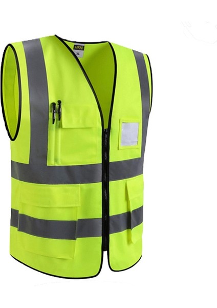 Merhaba Vıs Yönetici Yelek Yüksek Görünürlük Çalışma Yelek Yansıtıcı Güvenlik Giyim Tops Turuncu Sarı Mavi Kırmızı Altın Yeşil | Güvenlik Giyim (Yurt Dışından)