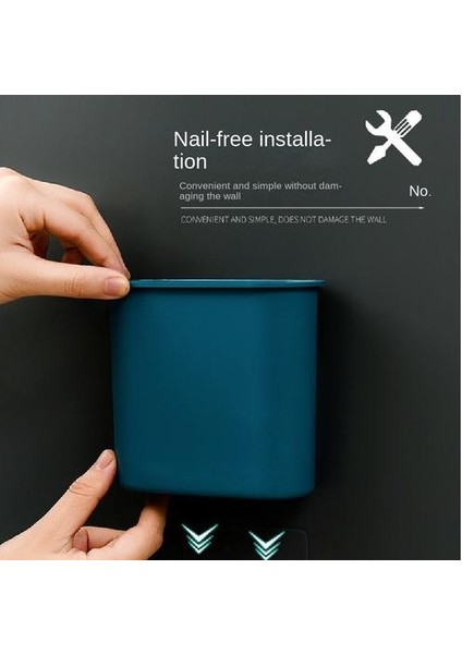 Abs Diş Fırçası Tutucu, Banyo Için Duvara Monte Edilmiş Dikişsiz Çıkartma Diş Fırçası Tutucu (Yurt Dışından)