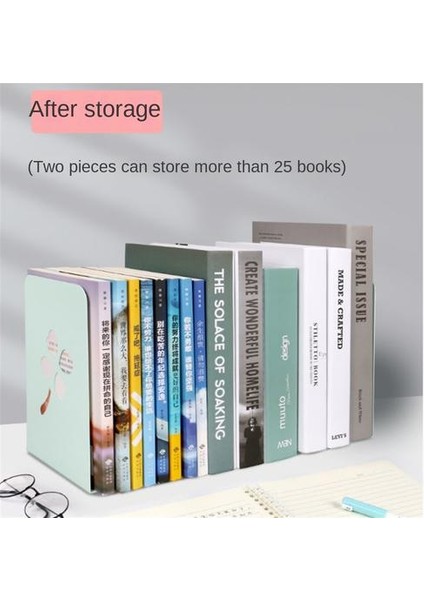 2psc Masaüstü Kalınlaştırılmış Kitap Ayırtma, Yaratıcı Lise Kitapları, Güzel ve Basit Kitap Ayları (Yurt Dışından) modelleri