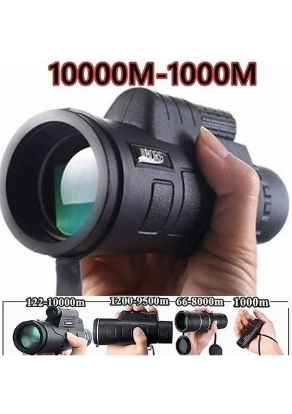 Ekstra Uzun 9800 M / 300000 M Pusula El Feneri Açısı Monoküler Teleskop Lazer Açık Yürüyüş Seyahat Taşınabilir Teleskop Moda Acc (9800-300000M) (Yurt Dışından)