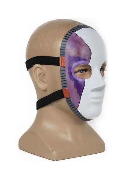 Sally Face Lateks Maske Cadılar Bayramı Cosplay Sahne (Yurt Dışından)