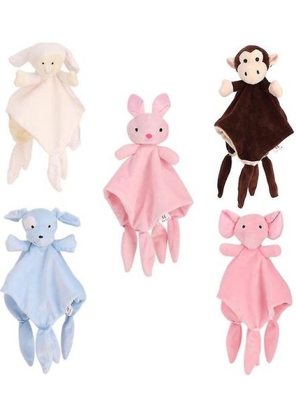 Tony Lvee Animal Comfort Havlu, Yeni Doğan Bebekler Için Uyuyan Bebek - 30*27CM - (Yurt Dışından)