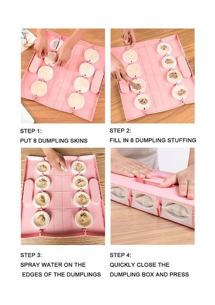 Köfte Maker Aracı Jiaozi Pierogi Kalıp Kalıplar Pişirme Kalıpları Paturası Mutfak Aksesuarlarında 8 Köfte Yapabilirsiniz. Patentli | Pişirme ve Amp;pasta Araçları (Yeşil) (Yurt Dışından)