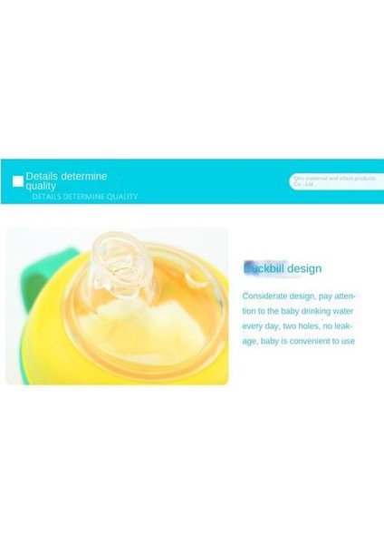 200ML Öğrenme Içme Fincanı, Eğitim Suyu Için Uygun, Bebekler ve Küçük Çocuklar Için Uygun Pp Şişe Çift Saplı Öğrenme Içme Fincanı (Yurt Dışından) fırsatları