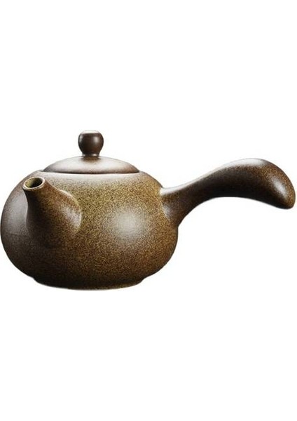 Kung Fu Çay Seti Taş Tenceresi, Yan Sap Çaydanlık Antika Seramik, Ev Ofisi Çaydanlık Tek Pot (Yurt Dışından)