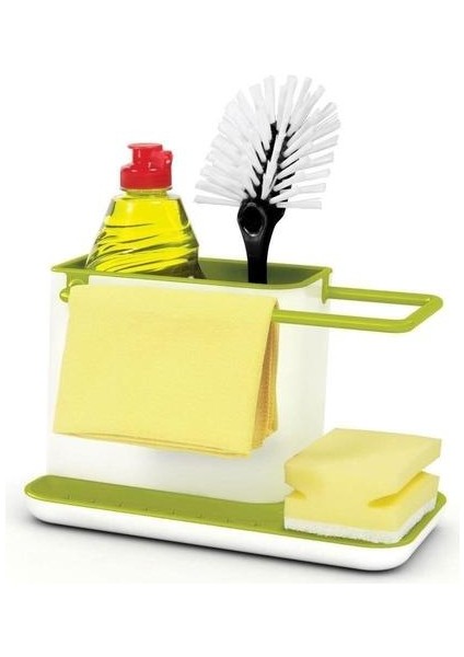 Caddy Lavabo Alan Organizatörü - Beyaz/yeşil (Yurt Dışından) fiyatları