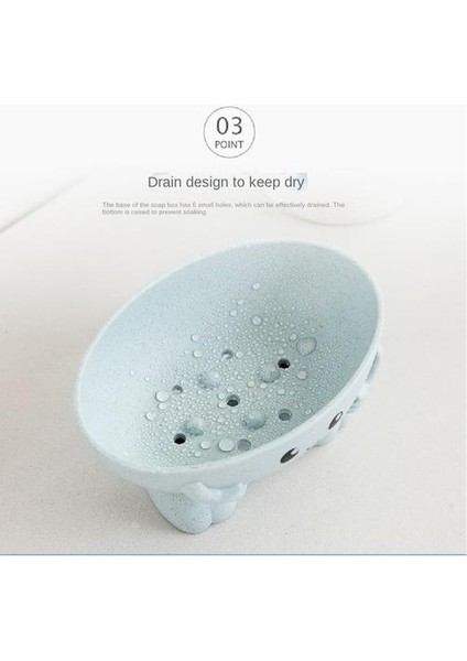 Buğday Saman Sabun Kutusu, Karikatür Deseni Üç Boyutlu Sabun Kutusunu Boşaltabilir (Yurt Dışından) fırsatları