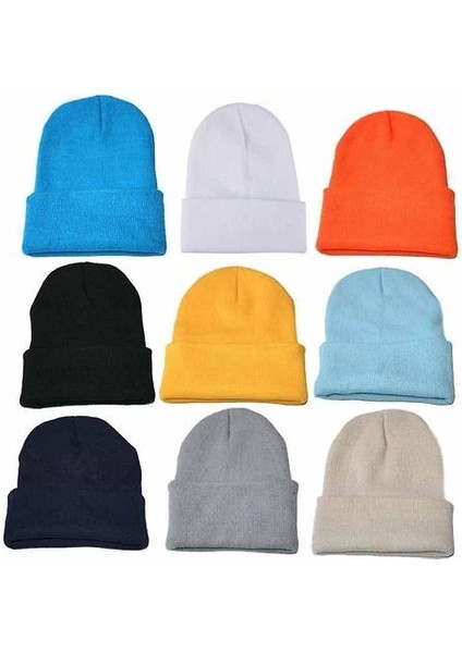 Hip Hop Kap, Slouchy Örme Beanie Hat & Amp; Amp;kadınlar (Mavi) (Yurt Dışından)