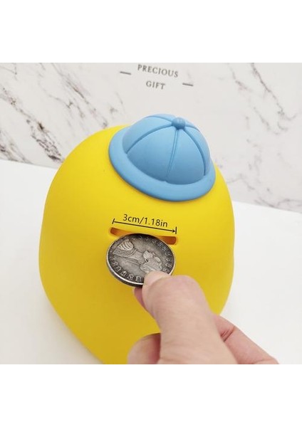 Sevimli Ördek Şeklinde Kumbara Dayanıklı Para Kutusu Tasarruf Sağlayabilir ve Amp;coin Güvenli Kasa Alıcı Süsler (14 * 13.5 * 16.5 Cm) (Yurt Dışından)