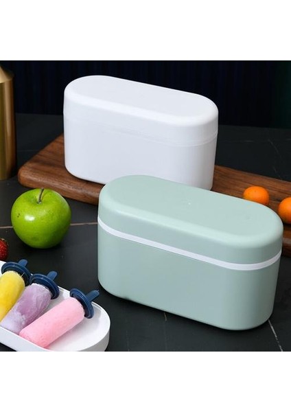 1 Pc 6 Veya 8 Delikli Dondurma Kalıbı, Yüksek Plastik Malzeme, Çift Katmanlı Çözülme, Kapaklı Üst Katman, Kaymaz Sap (Yurt Dışından)