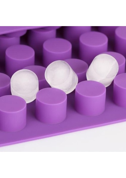 88 Boşluklar Mini Yuvarlak Mini Peynir Kek Kalıpları Pişirme Silikon Kalıp Çikolata Truffle Jelly ve Şeker Buz Kalıp Için | Yapraklar ve Amp;çalkalama (Yurt Dışından) fırsatları