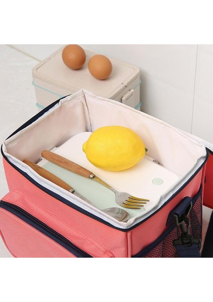 Taşınabilir Termal Soğutucu Çanta Piknik Gıda Içecek Içecek Taze Tutma Organizatör Yalıtımlı Öğle Yemeği Kutusu Fermuar Tote Aksesuarları Kılıf | Öğle Yemeği Çantalar (Yurt Dışından) modelleri