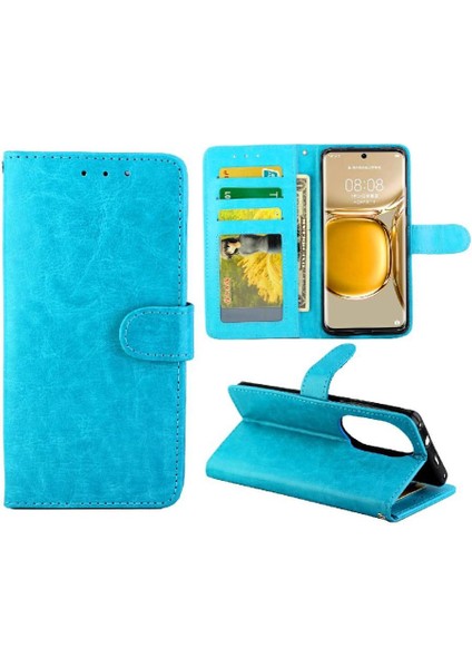 Huawei P50 Pro Kart Tutucu Pu Deri Kickstand Manyetik Için Flip Case (Yurt Dışından) fırsatları