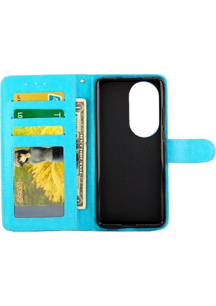 Huawei P50 Pro Kart Tutucu Pu Deri Kickstand Manyetik Için Flip Case (Yurt Dışından) indirimleri
