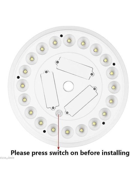 Güneş Bayrak Direği Işık Parlak 26 LED Güneş Enerjili Su Geçirmez Montaj Üstü Downlight Güçlü 5. Nesil Işık (Yurt Dışından)