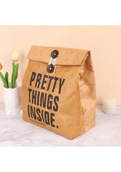 1 Adet Dayanıklı Yalıtımlı Termal Kağıt Torbası Snack Soğutucu Piknik Konteyner Kahverengi Kağıt Öğle Yemeği Çantası Kullanımlık Kutu Çuval | Öğle Yemeği Çantalar (Yurt Dışından) fiyatları