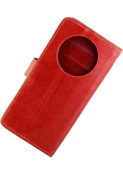 Huawei Mate 50 Pro Için Flip Case Manyetik Kapatma Pu Deri Kickstand (Yurt Dışından)