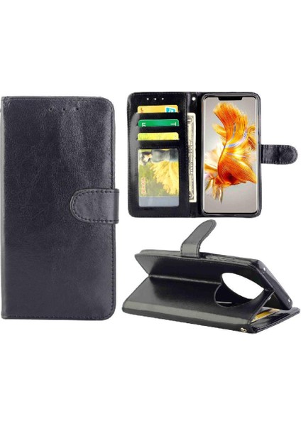 Huawei Mate 50 Pro Için Flip Case Manyetik Kapatma Pu Deri Kickstand (Yurt Dışından)