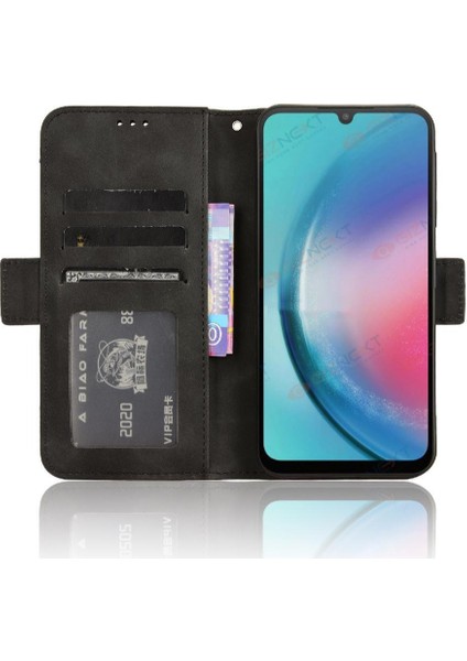 Samsung Galaxy C55 5g Deri Cüzdan Kapak Manyetik Kapatma Kartı (Yurt Dışından)