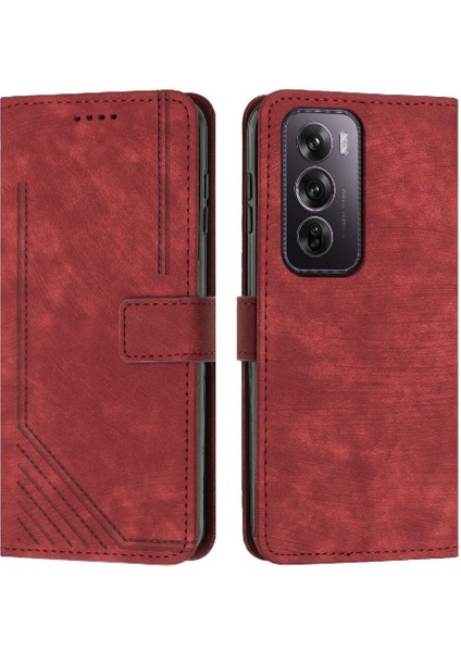 Oppo Oppo 12 Pro 5g Pu Deri Kart Ekleme Cüzdan Için Flip Case (Yurt Dışından)