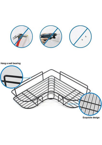 Banyo Raf Metal Raf Depolama Raf Paslanmaz Çelik Yumruk Ücretsiz Firma Duş Mutfak Gömme Duvar Depolama Organizer Raf | Banyo Rafları (Yurt Dışından) fiyatları
