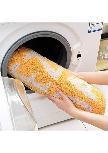Yumuşak Sarı Limon Şekli Banyo Halısı Çocuklar Için Meyve Desen Kaymaz Banyo Halı Kilim Emici Banyo Paspası (Yurt Dışından)
