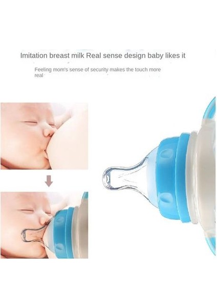 270ML Bebek Için Besleme Şişesi Pp Çift Renkli Saplı Besleme Şişesi (Yurt Dışından) indirimleri