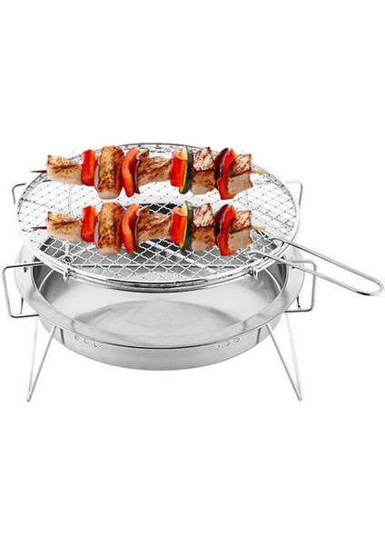 Mini Barbekü Izgara Katlanır Paslanmaz Çelik Barbekü Izgara Taşınabilir Barbekü Izgara Kore Açık Izgara Aile Piknik Kamp | Kamp Tencere (Yurt Dışından) fırsatları
