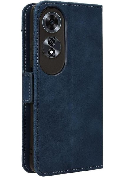 Oppo A60 4g Deri Cüzdan Kapak Için Kılıf Manyetik Kapatma Ayarlanabilir (Yurt Dışından) modelleri