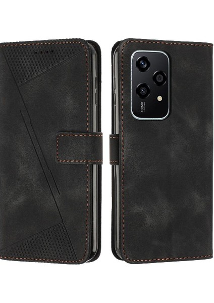 Onur 200 Lite Kickstand Kart Ekleme Pu Deri Cüzdan Için Flip Case (Yurt Dışından)