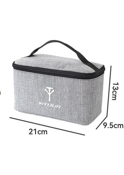 6 Adet Baharat Kutusu Seti 300D Polyester Büyük Kapasiteli Şeffaf Kolu Açık Kamp Piknik Barbekü Baharat Depolama Şişe | Kamp Tencere (Yurt Dışından)