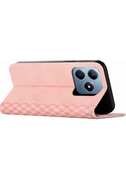 Realme C61 Cüzdan Kickstand Pu Deri Kart Ekleme Için Flip Case (Yurt Dışından) modelleri