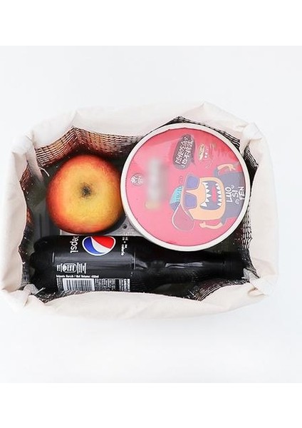 Tuval Öğle Yemeği Çanta Kadın Taşınabilir Fonksiyonel Şerit Yalıtımlı Termal Gıda Piknik Çocuklar Soğutucu Kutusu (Mavi) (Yurt Dışından) fiyatları