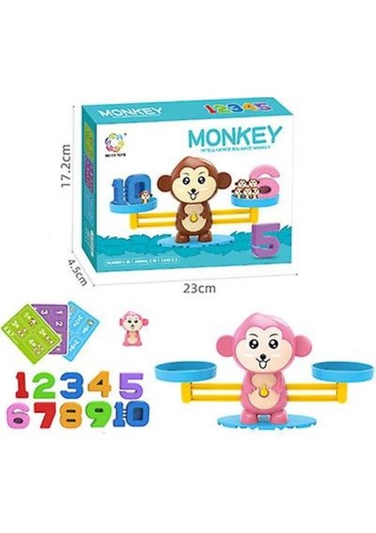 Oynayın Brainy Dengeleme Monkey Matematik Oyunu, Eğlence & Amp;eğitim Maymun Ölçeği Matematik Oyuncak (Picture3) (Yurt Dışından)