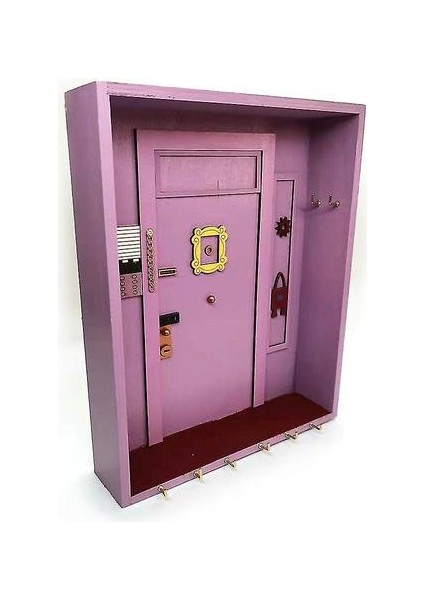 Arkadaşlar Anahtar Tutucu Askı Ev Apartman Kapısı Jiujiuso (Yurt Dışından)