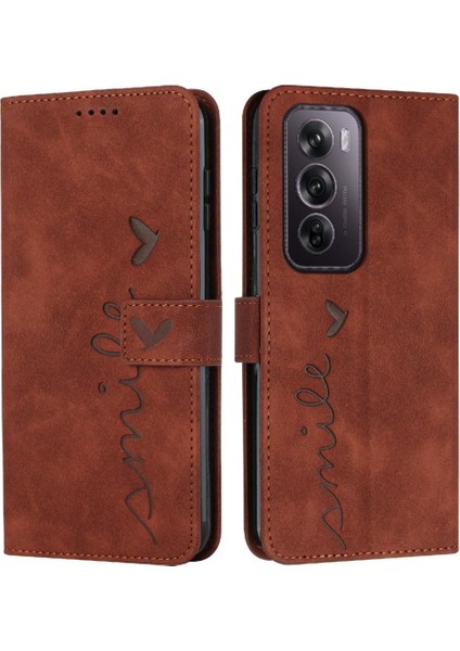 Oppo Oppo 12 Pro 5g Için Flip Case Pu Deri Aşk Cüzdan Kickstand Yan (Yurt Dışından)