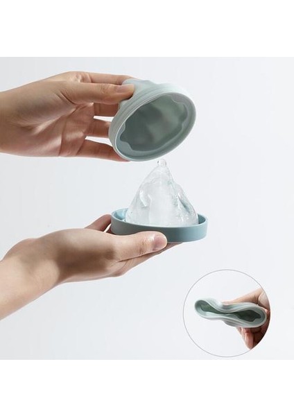 Snow Mountain Gıda Silikon Kalıp Diy Yaratıcı Mini Buz Küp Tepsisi (+ Hediye Hunisi) Dondurma Makinesi (Yurt Dışından) fiyatları