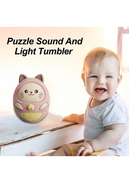 Bebek 0 1 Yaşındaki Müzik Bulmaca Sensory Oyuncak Karikatür Tumbler Bebek Erken Eğitim Öğrenme Makinesi Oyuncak Doğum Günü Hediyesi | Elektronik Evcil Hayvanlar (Yurt Dışından)