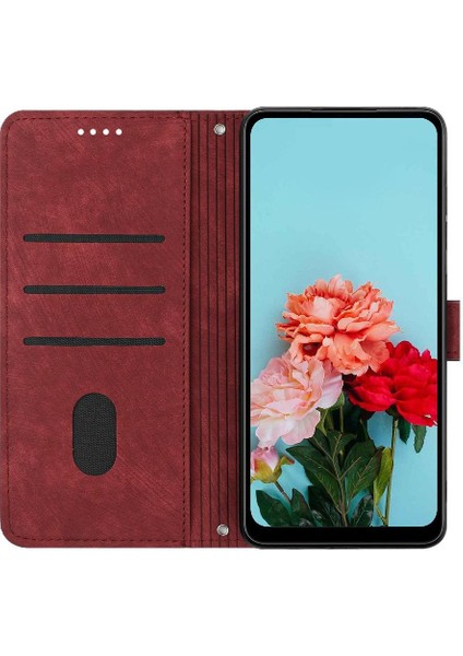 Realme C61 Kickstand Pu Deri Cüzdan Kart Ekleme Için Flip Case (Yurt Dışından) fiyatları