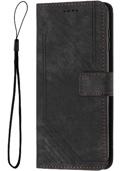 Realme C61 Kickstand Pu Deri Cüzdan Kart Ekleme Için Flip Case (Yurt Dışından) modelleri