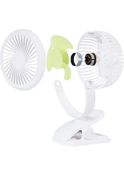 360 ° Taşınabilir Şarj Edilebilir USB Klip Bebek Arabası Için Fan Üzerinde USB Klip Bebek Arabası Pram Cot Araba Seyahat Kamp Açık Masaüstü | Hayranları (Yurt Dışından) modelleri