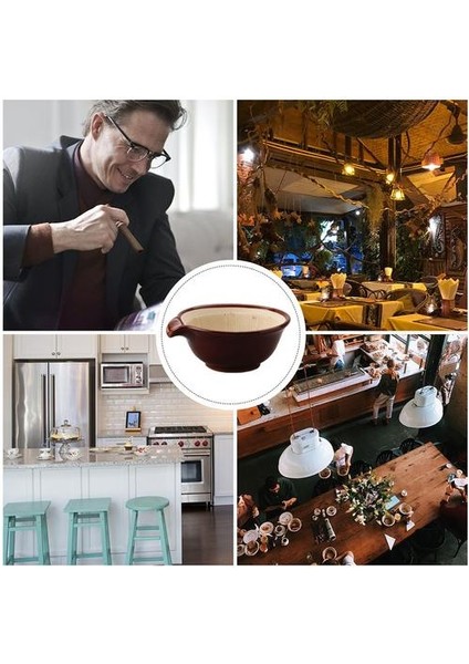 Pratik Seramik Taşınabilir Yaratıcı Kase Harç Suribachi Ev Süs Için Sofra Dekorasyon Kase Sofra Takımı | Kaseler (Yurt Dışından) fiyatları