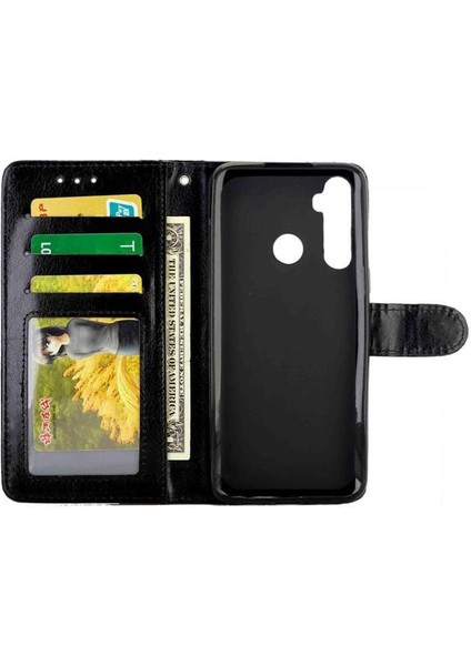 Realme 5 Darbeye Dayanıklı Manyetik Kapatma Kart Tutucu Pu Deri Için Flip Case (Yurt Dışından) fiyatları