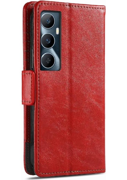 Realme C65 Çok Renkli Ekleme Iş Cüzdan Çoklu Kart Için Flip Case (Yurt Dışından) fiyatları