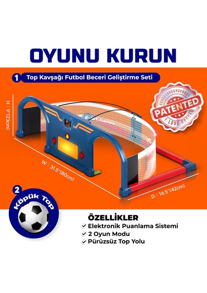 Top Kavşağı Futbol Beceri Geliştirme Seti
