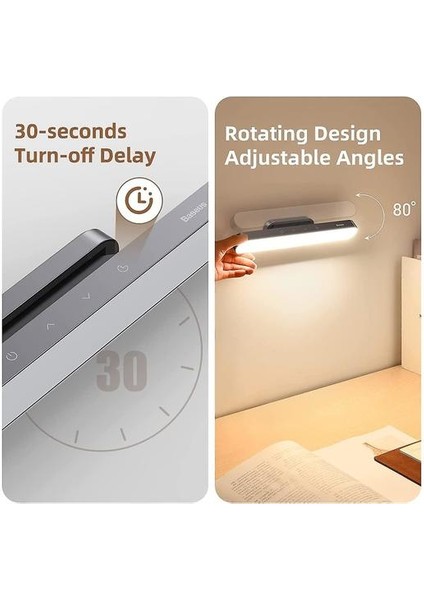 Simple Cordless Magnetic Power Supply With Touch Control LED Reading Desk Lamp (Yurt Dışından)