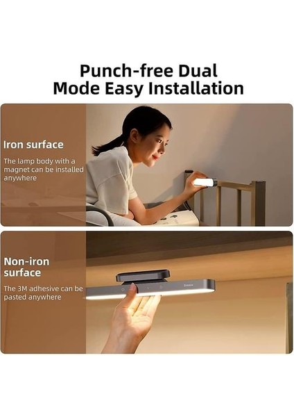 Simple Cordless Magnetic Power Supply With Touch Control LED Reading Desk Lamp (Yurt Dışından)